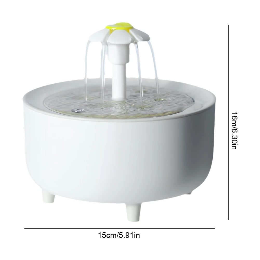 Pet Water Fountain Automatic Cat Drink Bowl Filter 1200ml USB Electric Mute Pet Drinking Dispenser Drinker For Cats Water Filter - Image 2